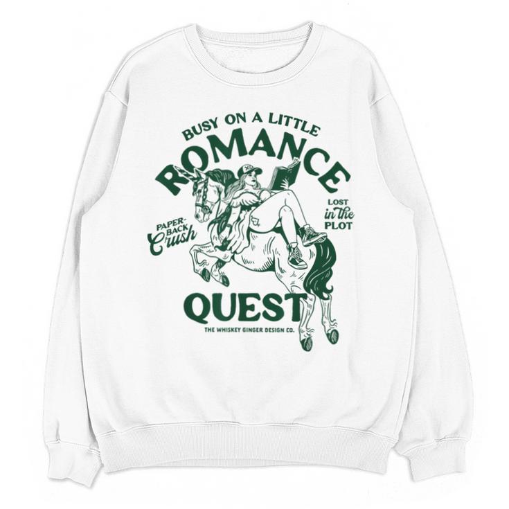 Romance Novel Smut Book Lover Bookish Bibliophile Unisex Sweatshirt