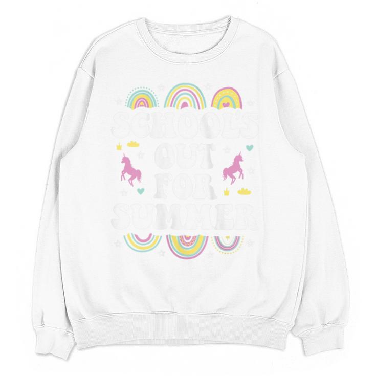 School's Out For Summer Unicorn Graduation Teacher Student Unisex Sweatshirt
