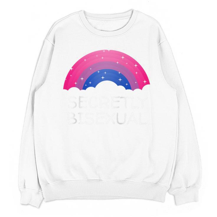 Secretly Bisexual Bi Introvert Bi Pride Antisocial LGBTQ Raglan Baseball Tee Unisex Sweatshirt