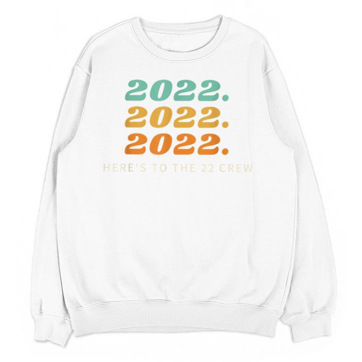 Senior 2022 Shirt Class Of 2022 Retro Graduation Grad Unisex Sweatshirt