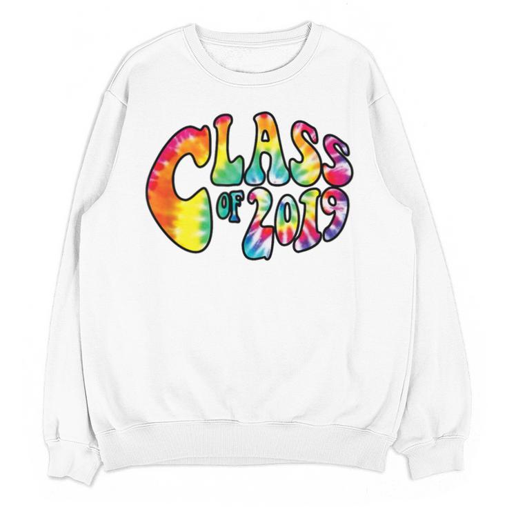 Senior Class Of 2019 Boho Tie Dye Graduation Unisex Sweatshirt