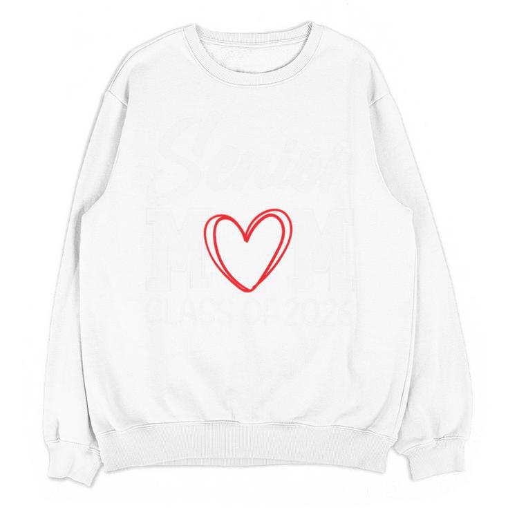 Senior Mom Class Of 2026 Graduation Premium Tri-Blend Unisex Sweatshirt