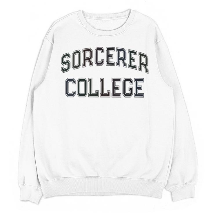 Silly Don'T Call Me SORCERER COLLEGE Introvert Sarcastic Unisex Sweatshirt