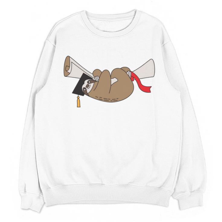 Sloth Graduation Shirt I Did It Diploma Grad Unisex Sweatshirt