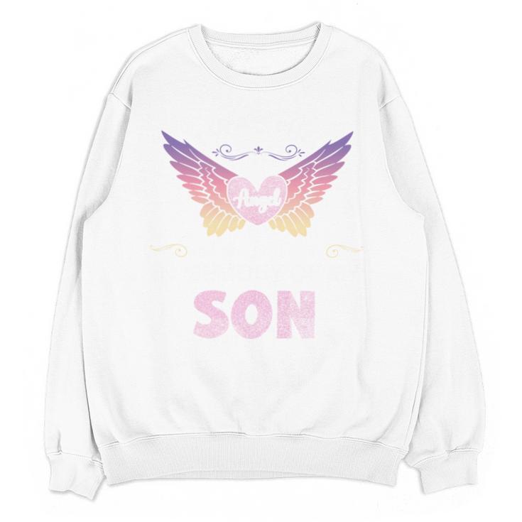 Son Angel In My Memory Cute Family Remembrance Match Unisex Sweatshirt