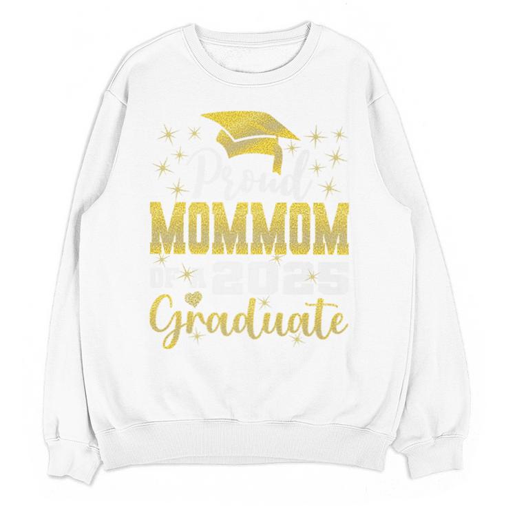 Super Proud Mommom Of 2025 Graduate Senior Graduation Family Premium Unisex Sweatshirt