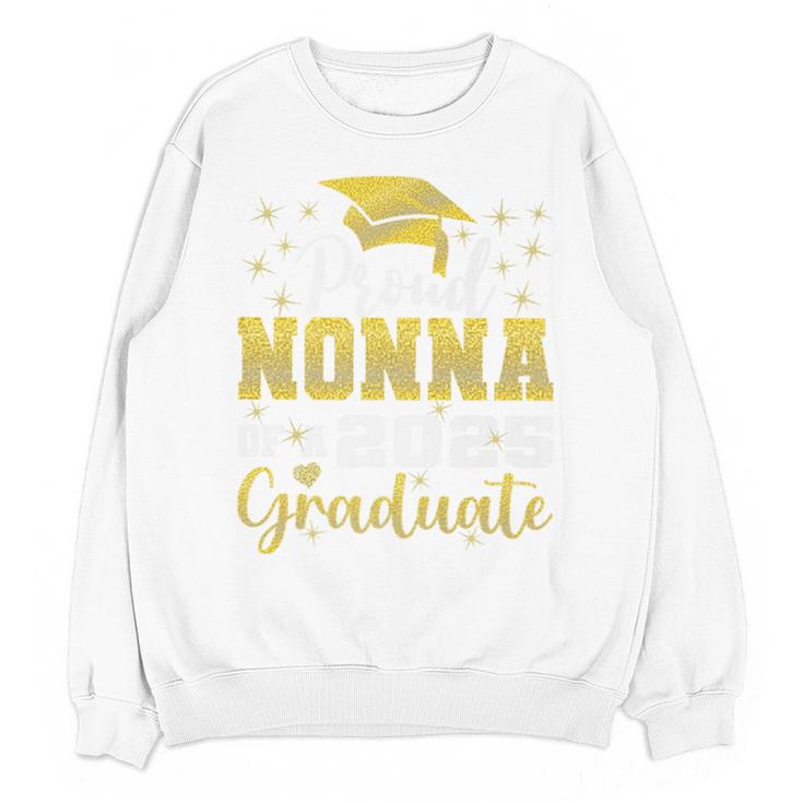 Super Proud Nonna Of 2025 Graduate Senior Graduation Family Premium Unisex Sweatshirt