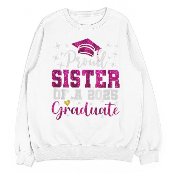 Super Proud Sister Of 2025 Graduate Senior Graduation Family Premium Tri-Blend Unisex Sweatshirt