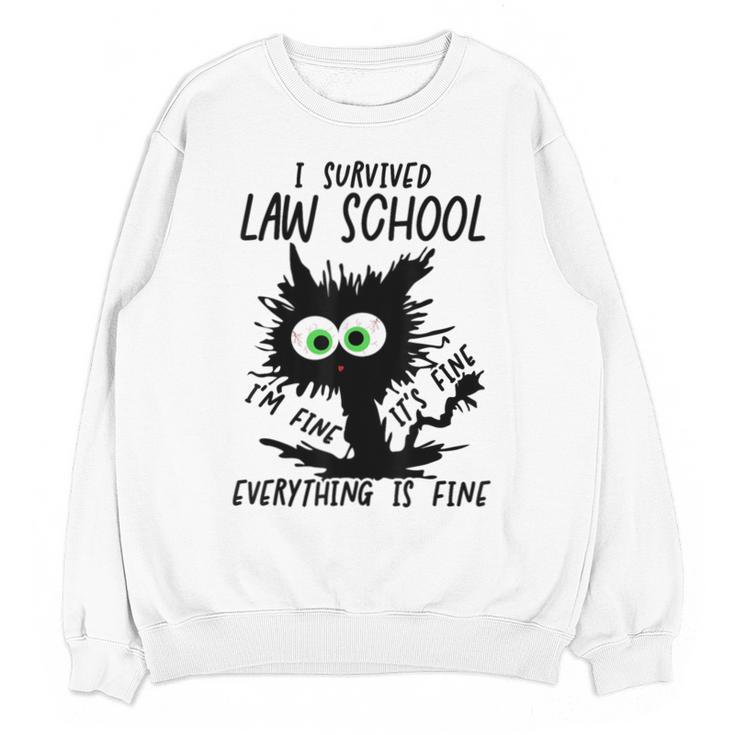 I Survived Law School Graduation 2025 2026 Unisex Sweatshirt