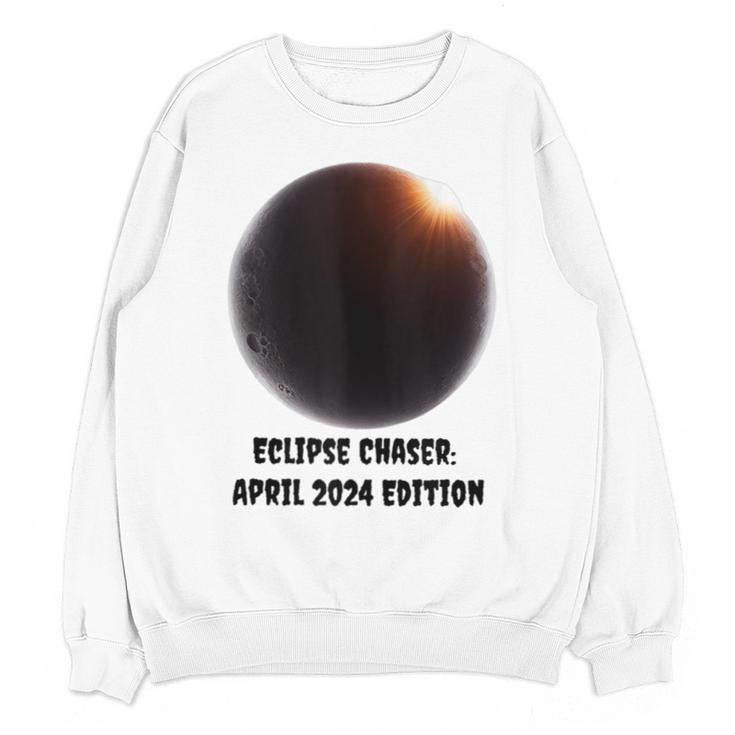 Total Solar Eclipse April 2024 Sky Watcher Memory Unisex Sweatshirt