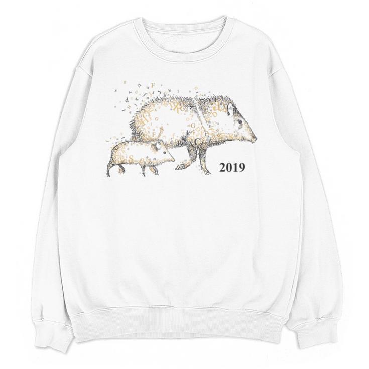 Tucson Festival Of Books TFOB 2019 Javelina Mascot Unisex Sweatshirt