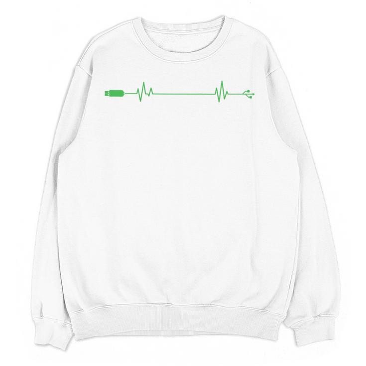 USB Stick Heartbeat Line Memory Module Raglan Baseball Tee Unisex Sweatshirt USB Stick Heartbeat Line Memory Module Raglan Baseball Tee Unisex Sweatshirt