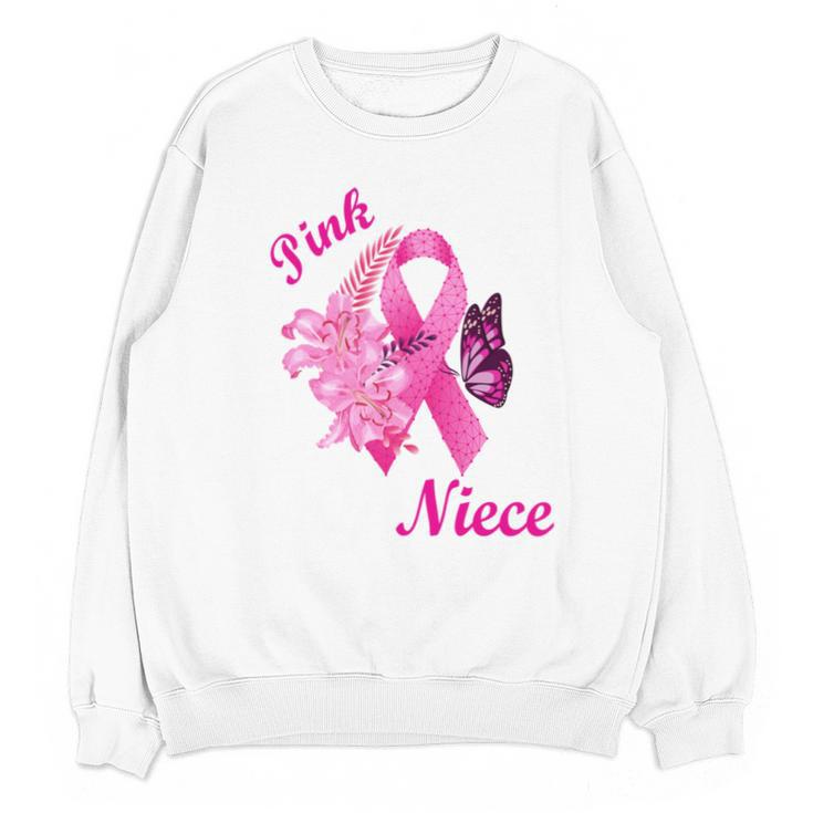 I Wear Pink In Memory Of My Niece Breast Cancer Awareness Unisex Sweatshirt
