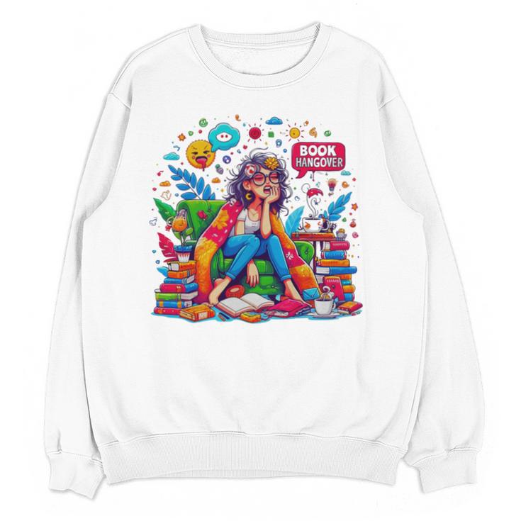 Woman Book Lover Book Hangover Woman Premium Tri-Blend Unisex Sweatshirt