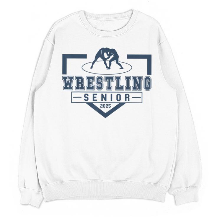 Wrestling Senior Night Wrestling Senior 2025 Graduation 66 Unisex Sweatshirt