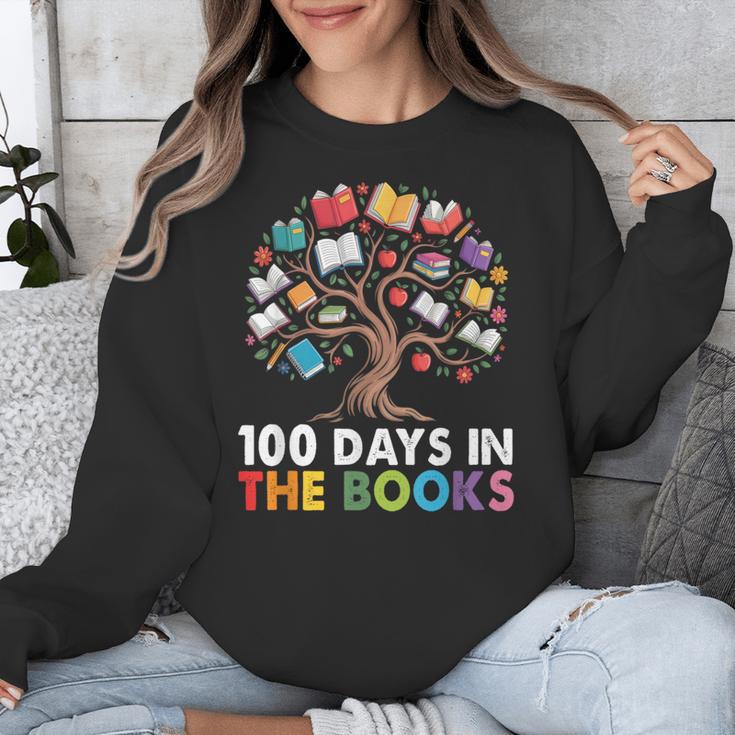 100 Days In The Books Reading Teachers Librarians School Unisex Sweatshirt 100 Days In The Books Reading Teachers Librarians School Unisex Sweatshirt