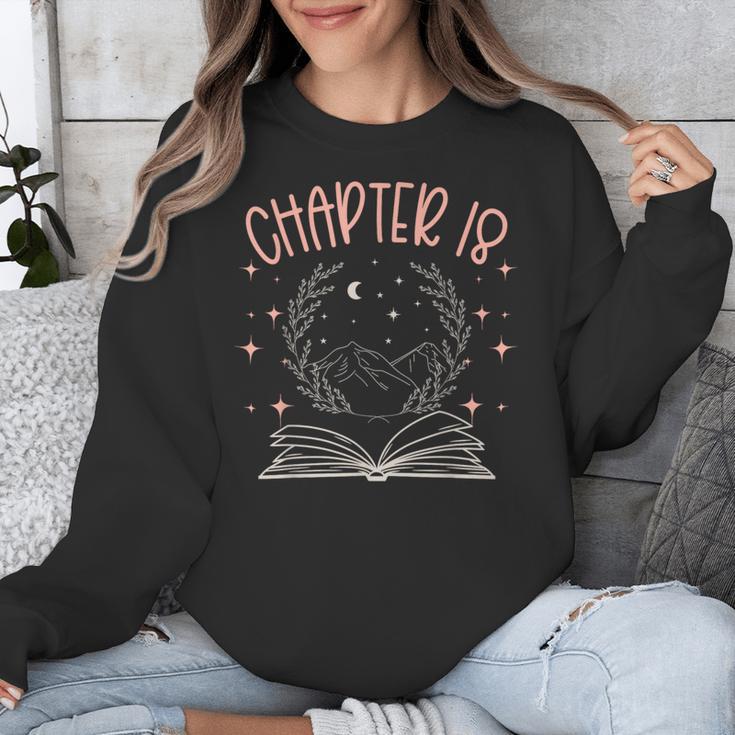 18th Birthday Girls Book Lovers Chapter 18 Its My Birthday Unisex Sweatshirt