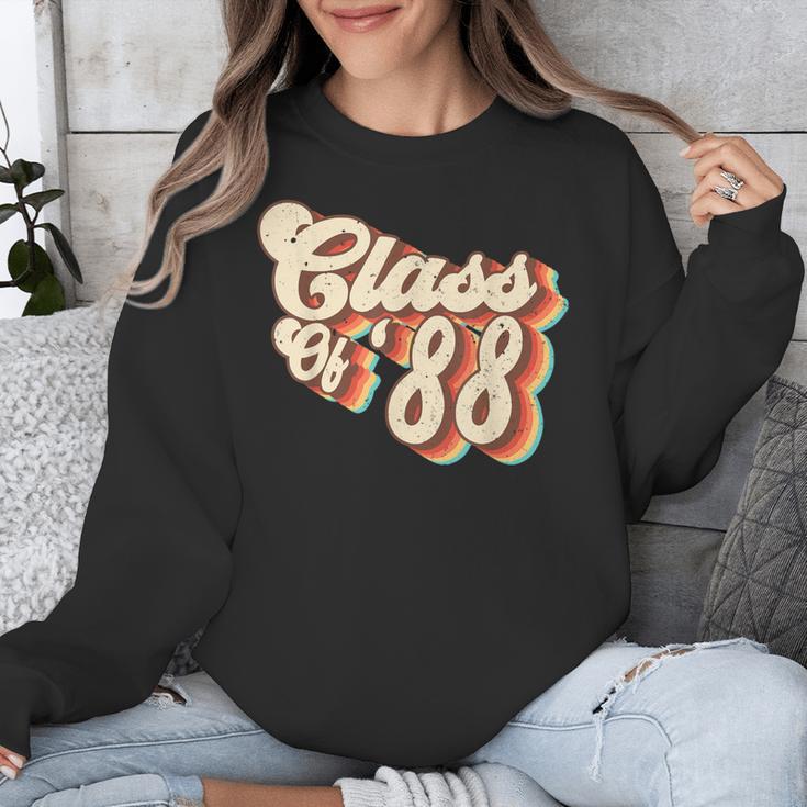 1988 Class Reunion Retro Class Of 88 High School Graduation Unisex Sweatshirt