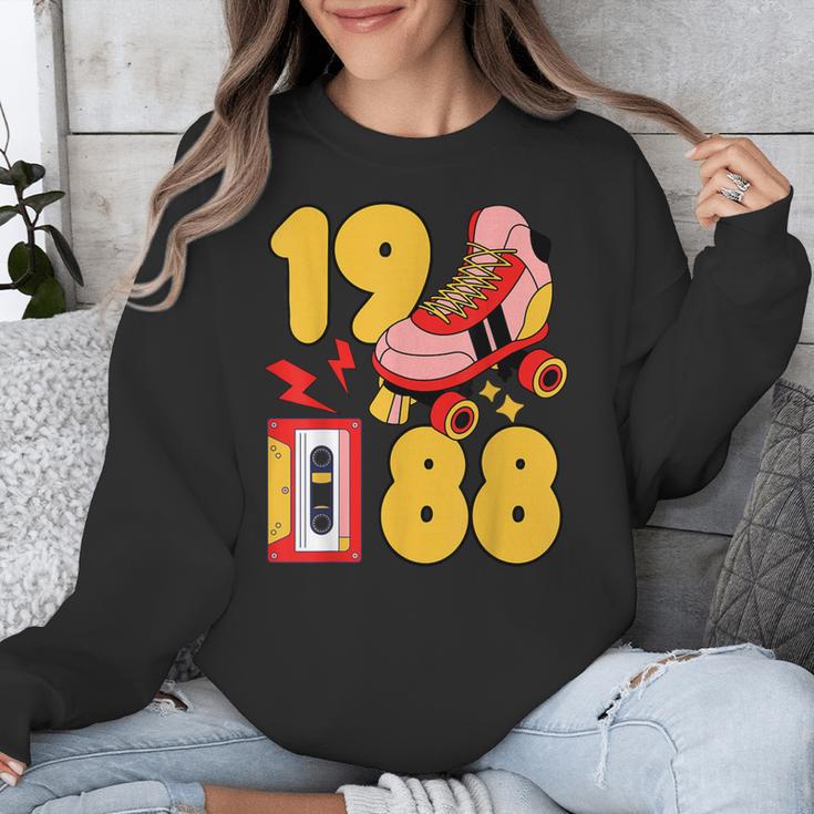 1988 Retro Raised On 80s Music Old School Nostalgia Punk Unisex Sweatshirt