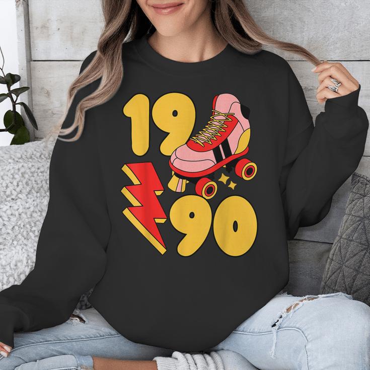 1990 Retro Roller Skate Vintage 90s Nostalgia Collector Unisex Sweatshirt 1990 Retro Roller Skate Vintage 90s Nostalgia Collector Unisex Sweatshirt
