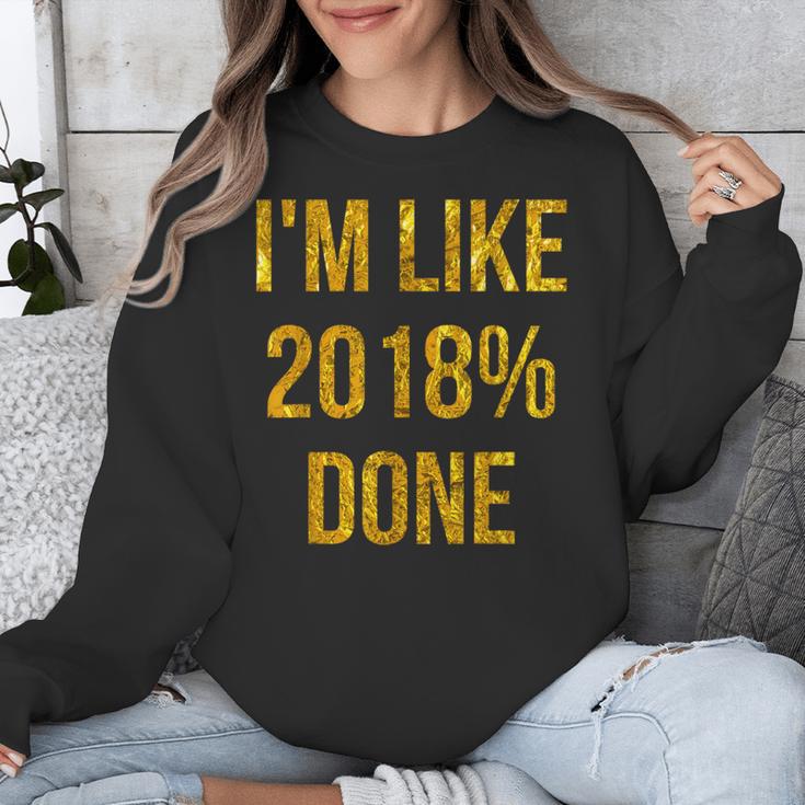 2018 Done High School Senior Graduation New Years Eve Shirt Unisex Sweatshirt