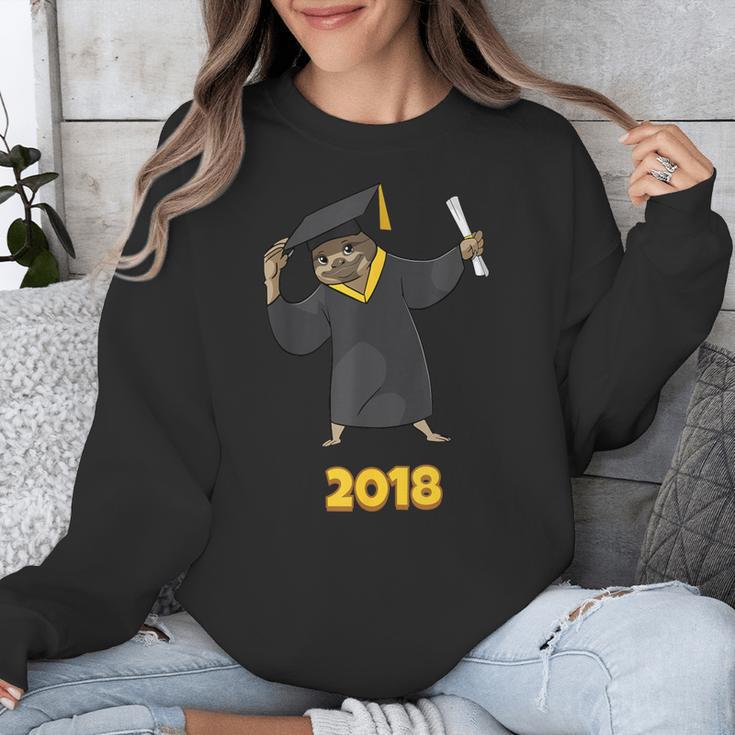 2018 Graduation Shirts Sloth Lovers For Women Teens Unisex Sweatshirt