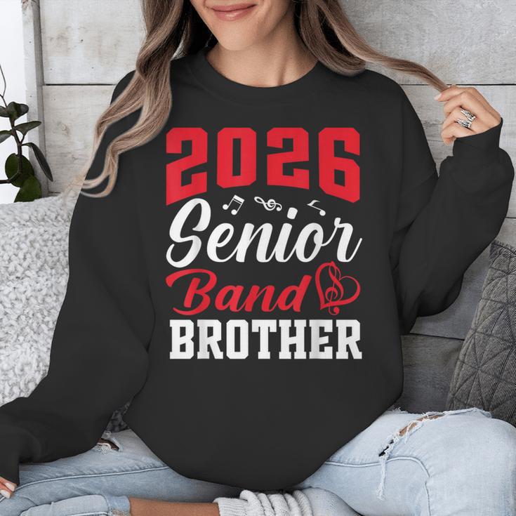 2026 Senior Band Brother Class Of 2026 Parent Graduation Unisex Sweatshirt