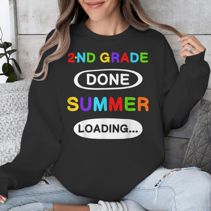 2nd Grade Graduation Shirt 2nd Grade Done Summer Loading Unisex Sweatshirt