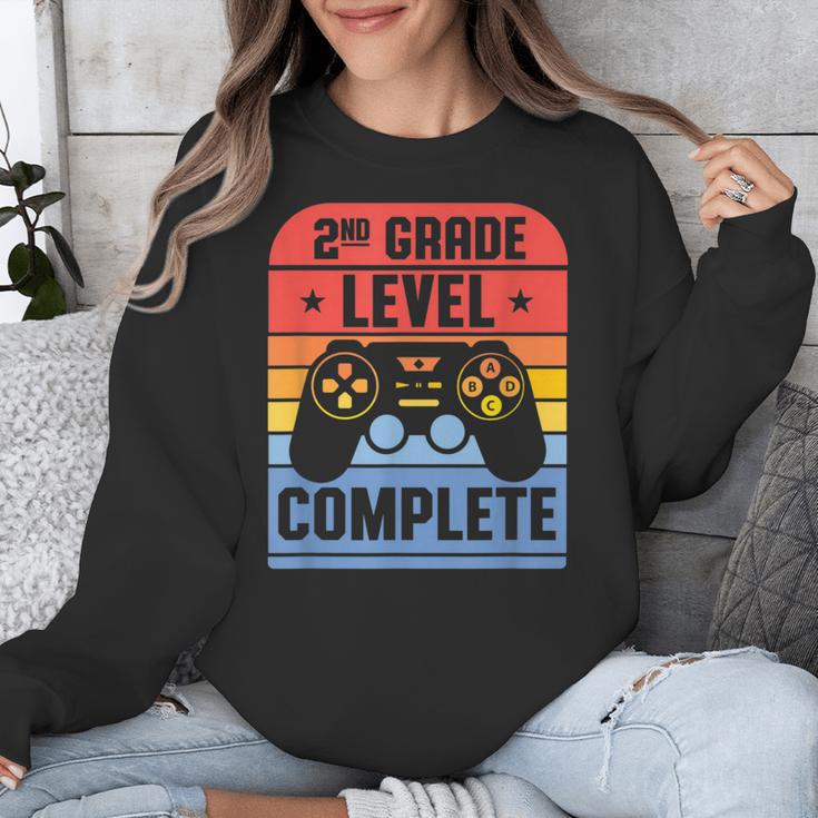 2nd Grade Level Complete Graduation Student Video Gamer Unisex Sweatshirt