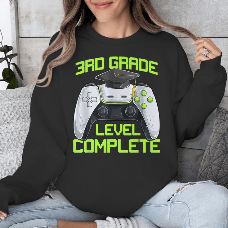 3rd Grade Level Complete Gamer Class Of 2026 Graduation Unisex Sweatshirt