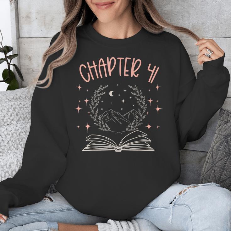 41st Birthday Women Book Lovers Chapter 41 Its My Birthday Unisex Sweatshirt