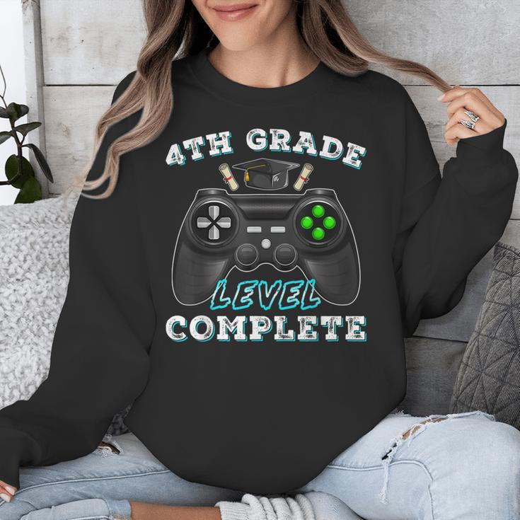 4th Grade Level Complete Gamer 4 Grade Graduation Unisex Sweatshirt