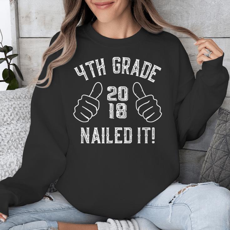 4th Grade Nailed It 2018 Graduation Unisex Sweatshirt