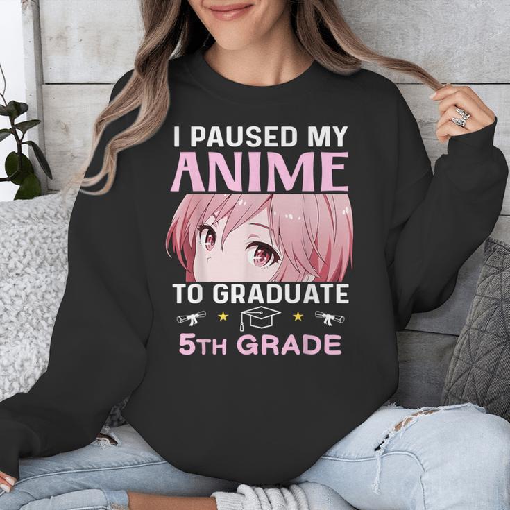 5th Grade Graduation Anime 2025 Graduate Elementary Girls Unisex Sweatshirt