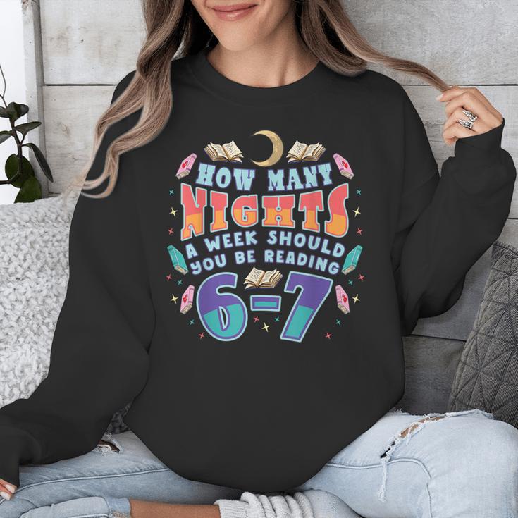 67 Meme Reading How Many Nights Should Read Book Six Seven Unisex Sweatshirt 67 Meme Reading How Many Nights Should Read Book Six Seven Unisex Sweatshirt