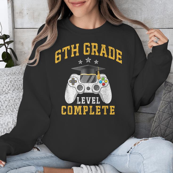 6th Grade Graduation Senior Video Gamer Graduated Unisex Sweatshirt