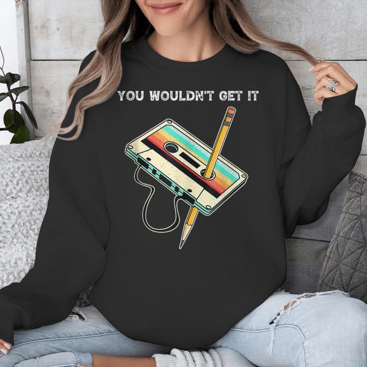 70s 80s 90s Retro Party Costume Nostalgia Cassette Unisex Sweatshirt 70s 80s 90s Retro Party Costume Nostalgia Cassette Unisex Sweatshirt