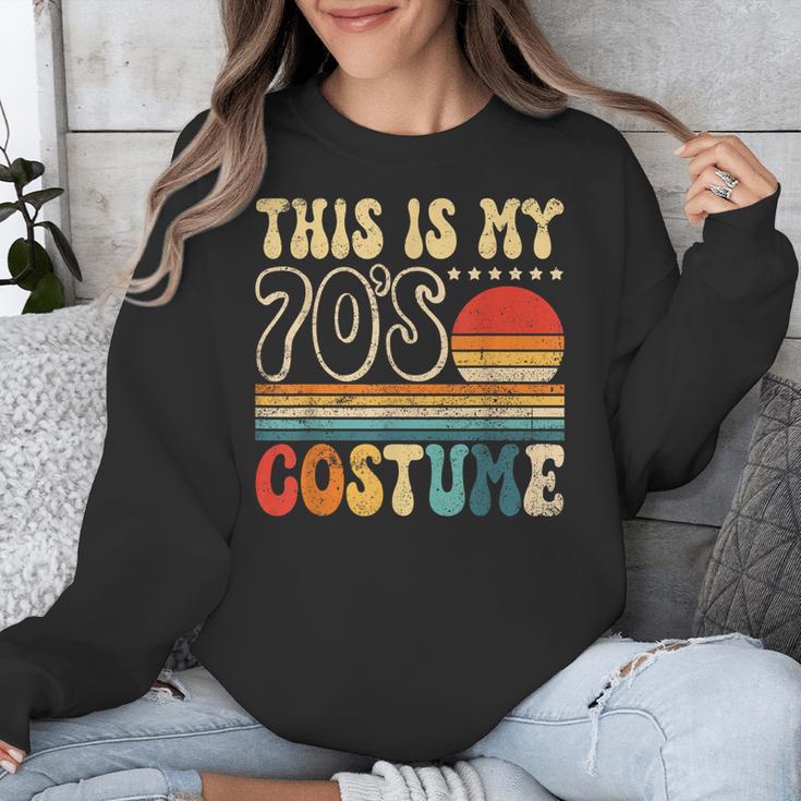 This Is My 70s Costume Vintage Nostalgia Mixtape 1970s Party Unisex Sweatshirt