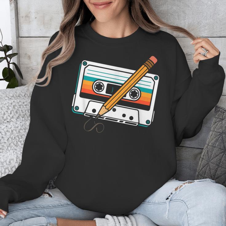80 S 80s 90s Cassette Tape Nostalgia Retro Band Unisex Sweatshirt