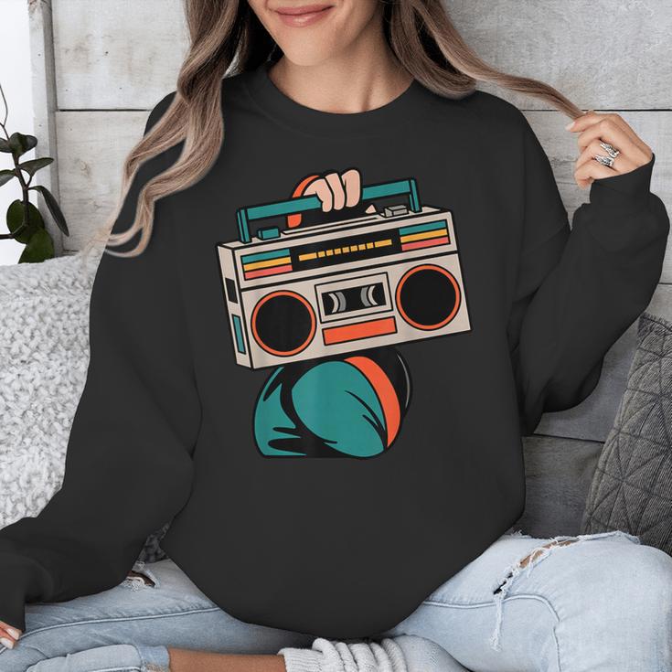 80s 90s Retro Party Costume Nostalgia Boombox Music Hip Hop Unisex Sweatshirt 80s 90s Retro Party Costume Nostalgia Boombox Music Hip Hop Unisex Sweatshirt