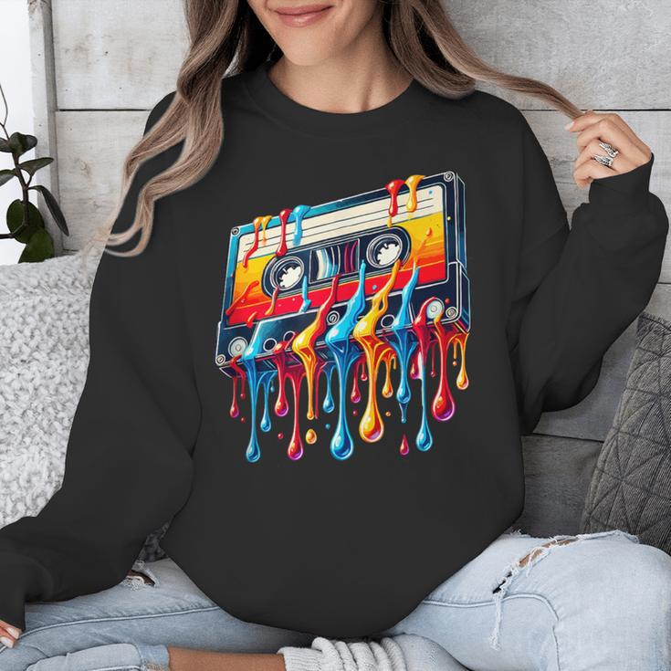 80s 90s Retro Party Costume Nostalgia Cassette Unisex Sweatshirt 80s 90s Retro Party Costume Nostalgia Cassette Unisex Sweatshirt