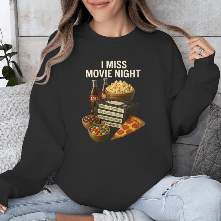 80's & 90's Nostalgia T- Shirt I Miss Movie Night Unisex Sweatshirt 80's & 90's Nostalgia T- Shirt I Miss Movie Night Unisex Sweatshirt