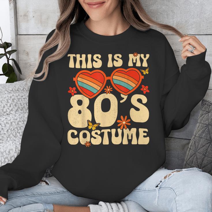 This Is My 80s Costume Vibes Nostalgia 1980s Vintage Fashion Unisex Sweatshirt
