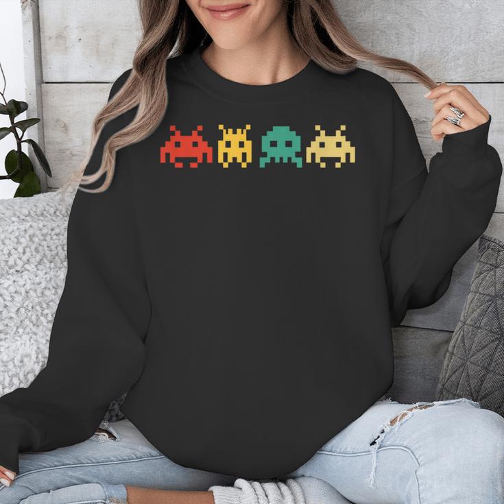 80s Video Game Vintage Nostalgia Retro Arcade Novelty Unisex Sweatshirt 80s Video Game Vintage Nostalgia Retro Arcade Novelty Unisex Sweatshirt