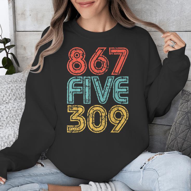 8675309 Retro Vintage 80's 90's Music Nostalgia Unisex Sweatshirt 8675309 Retro Vintage 80's 90's Music Nostalgia Unisex Sweatshirt