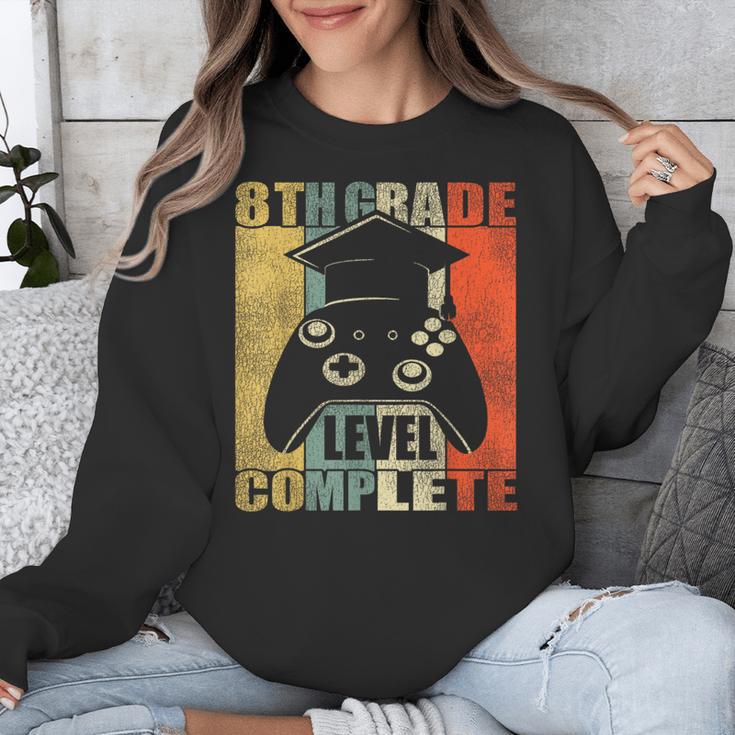 8th Grade Level Complete Gamer Class Of 2024 Graduation Unisex Sweatshirt