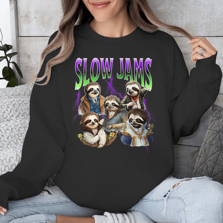 90s Style Bootleg Trendy Sloth Design For Introverts Unisex Sweatshirt