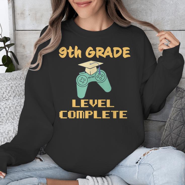 9th Grade Graduate Boys Girls Gamer Ninth Grade Graduation Unisex Sweatshirt