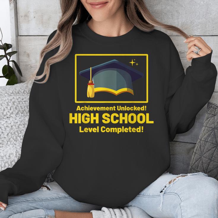 Achievement Unlocked High School Graduation Gamer Unisex Sweatshirt