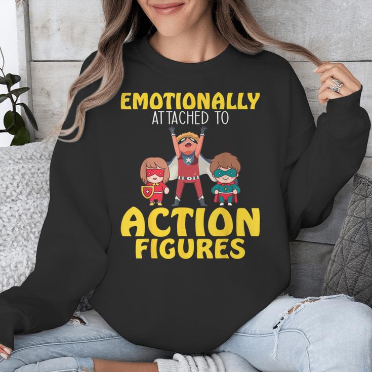 Action Figure Collector Comic Books Unisex Sweatshirt Action Figure Collector Comic Books Unisex Sweatshirt